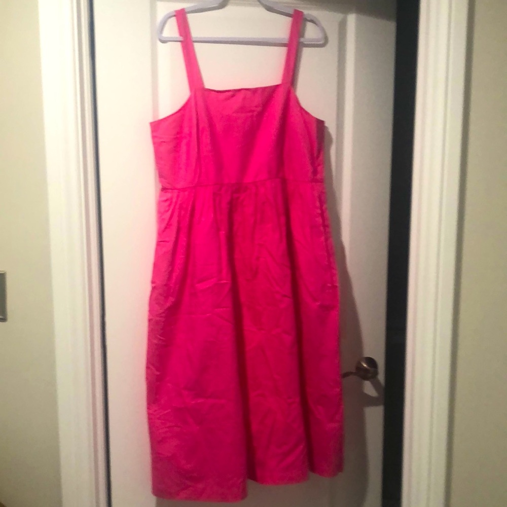 A New Day Bubble Gum Pink Cotton Wide Strap Sundress. Size XXL NWT